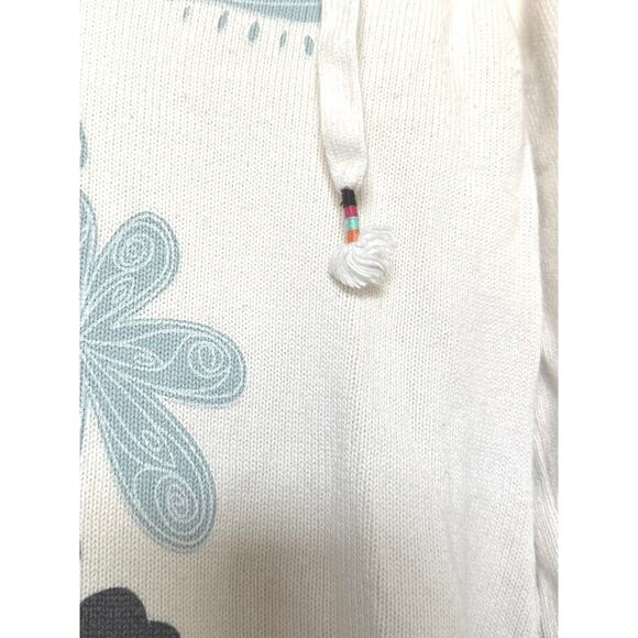 Disney Parks Mickey Mouse Hoodie Size Large 60's Hippie Love Hearts - Picture 4 of 5